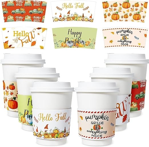 Kraft Paper Coffee Cup Sleeves