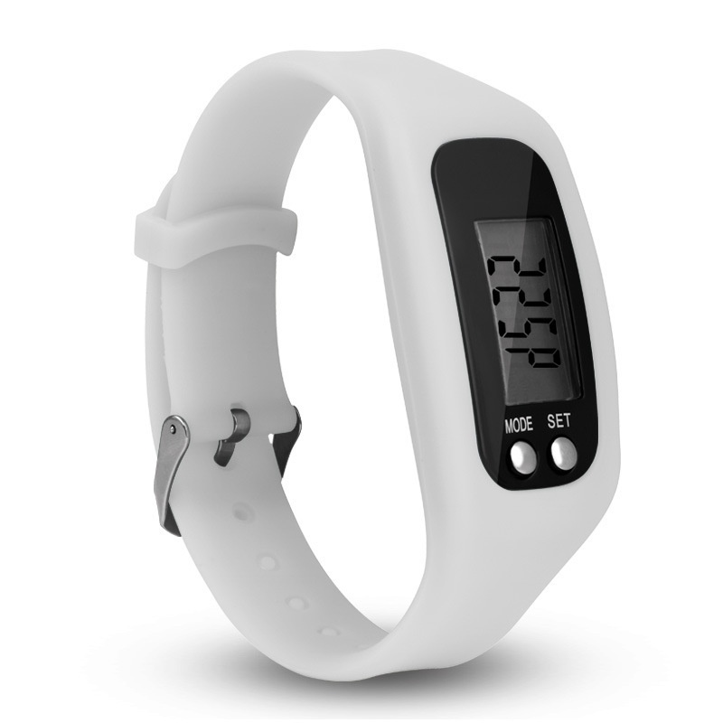 Silicone Pedometer Bracelet Watch — free download
