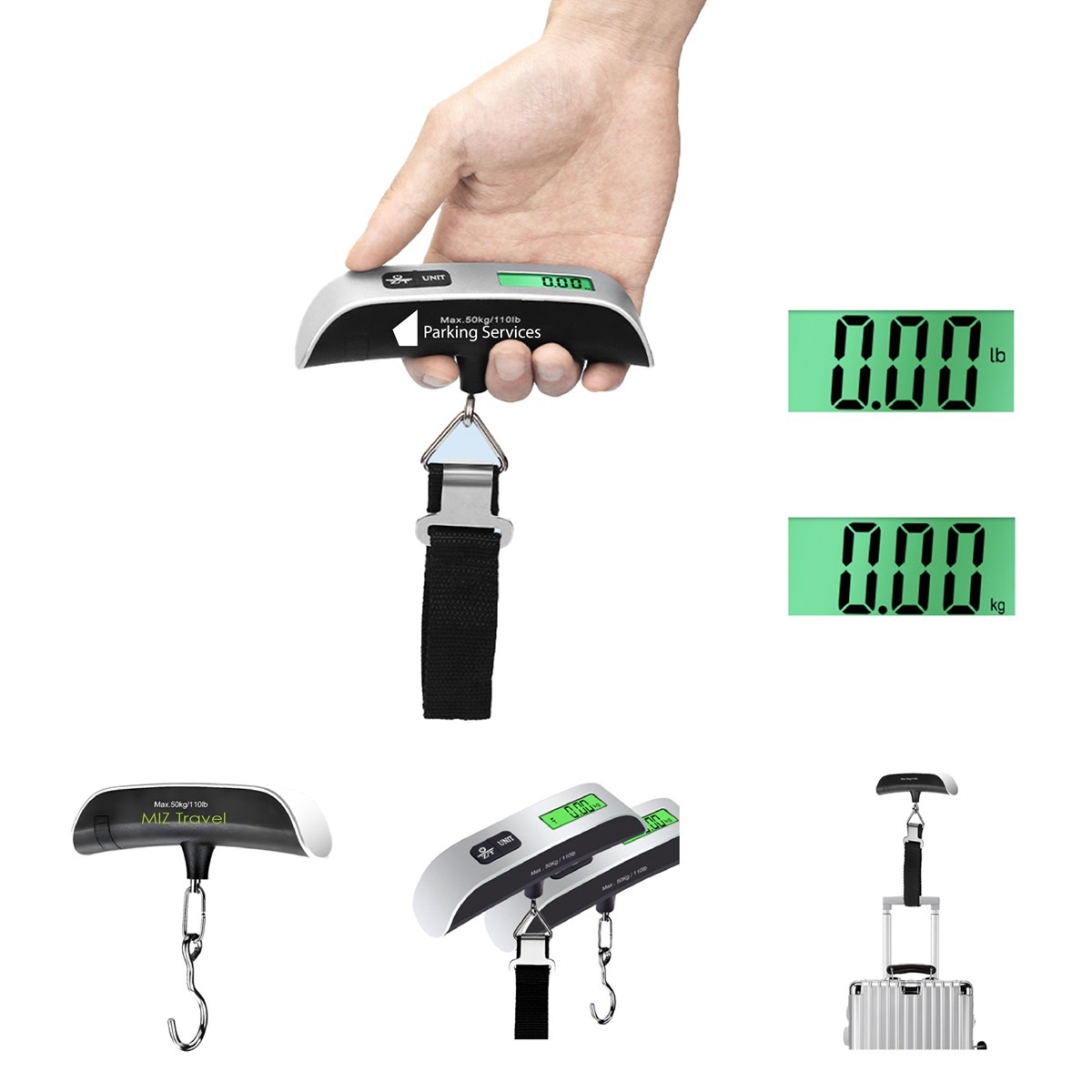 Portable Digital Hanging Luggage Scale