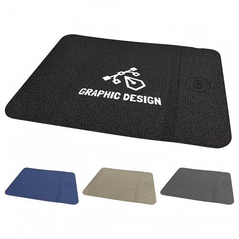 15w Qi Wireless Charger, Mouse Mat with Phone Stand