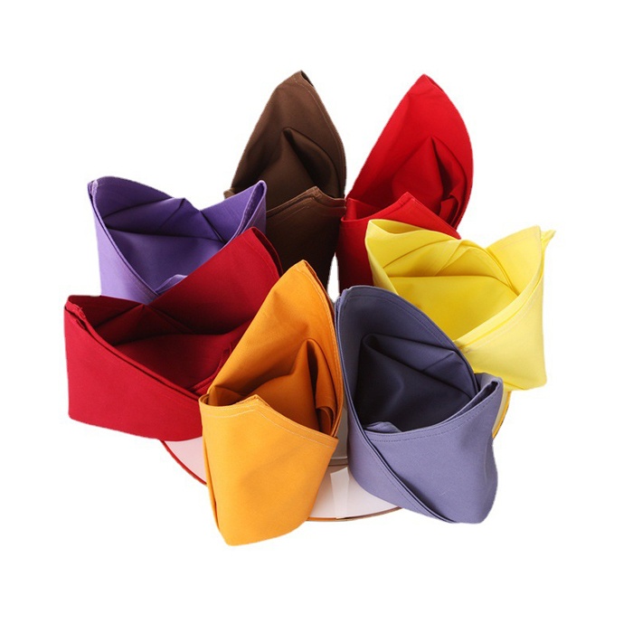 Solid Color Polyester Napkin