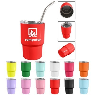 3 Oz. Mini Stainless Steel Tumbler