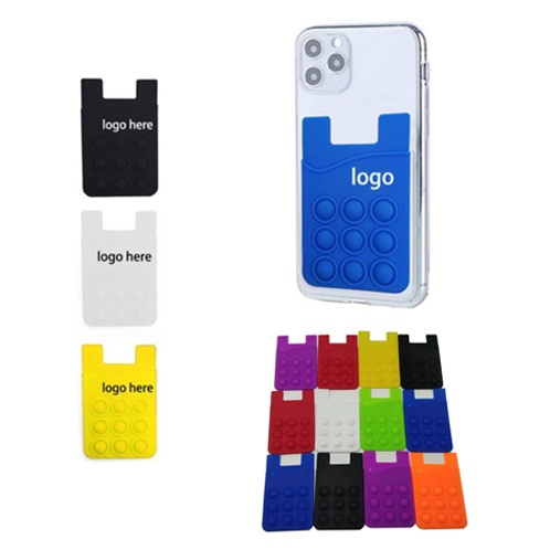 Pop Bubble Silicone Phone Wallet