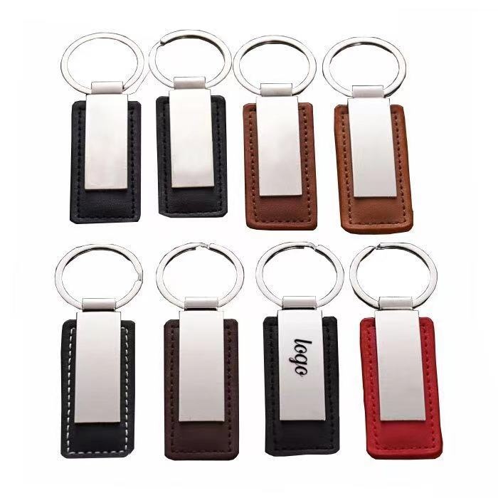 PU Leather Metal Keychain