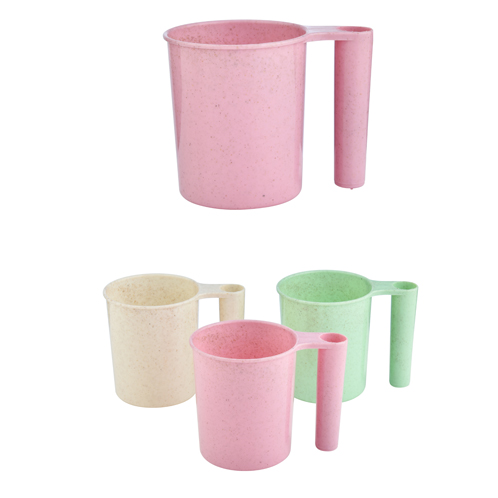 Wheat Straw Mouthwash Cup With Toothbrush Holder