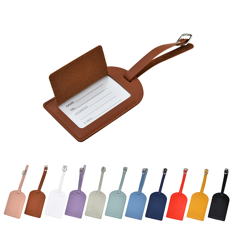 PU Leather Luggage Tag