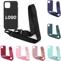 TPU Phone Case With Adjustable Neck Lanyard