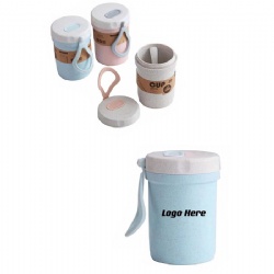 Portable Wheat Insulation Straw Cup