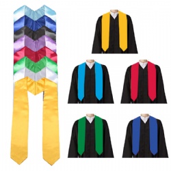 Solid color Graduation Stole