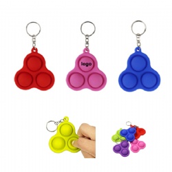 Finger Toy Bubble Keychain