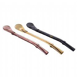 Reusable Stainless Steel Straw Spoon