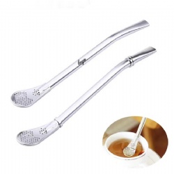 Stainless Steel Filtering Straw / Spoon