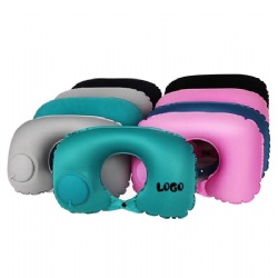 Travel Portable Press Inflatable U Pillow