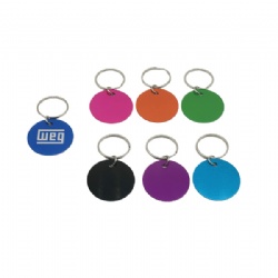 Round Dog Tag/ Key Tag