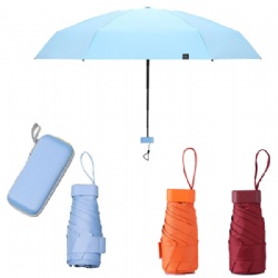 Mini Travel Sun Umbrella with Case