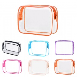 Clear PVC Makeup Bags with Zipper