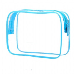 Clear PVC Makeup Bags with Zipper