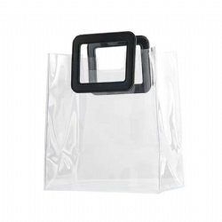 PVC Clear Tote Bag with Square/ Round Handle
