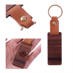 Walnut Key Tag