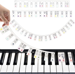 88 Keys Piano Keyboard Stickers