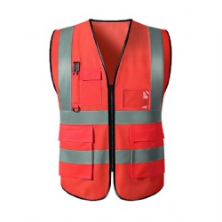Safety Reflective Vest With Pocket
