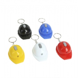 Mini Helmet Shape LED Bottle Opener Keychain