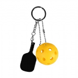 26-Hole Pickleball Keychain