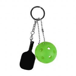 26-Hole Pickleball Keychain