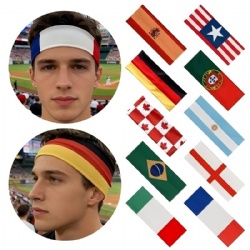 Football National Flag Sports Headband
