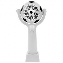 Portable Handheld Soccer Ball Fan with Neck Strap with Holder