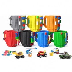 DIY Toy Brick Assembly Mug