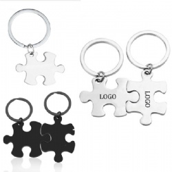 Puzzle Piece Keychains