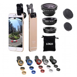 3 in 1 Universal Fish Eye & Macro Clip Lens