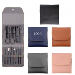 12pcs Manicure Set with Leather Case