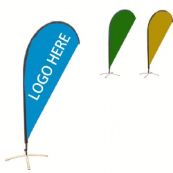 Outdoor Sandbeach Teardrop Flag