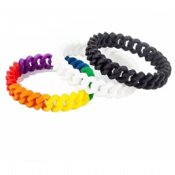 Silicone Rainbow Bracelet