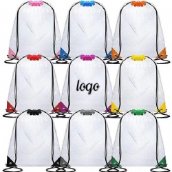 Transparent PVC Drawstring Backpack