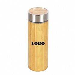 Bamboo/Stainless steel Vacuum Bottle