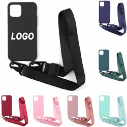 TPU Phone Case With Adjustable Neck Lanyard