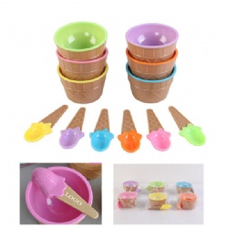 Ice Cream Bowl with Spoon Set