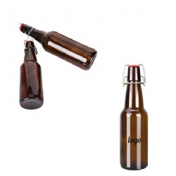 Amber Glass Beer Bottles