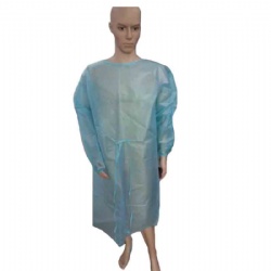 FDA approved disposable protective isolation gown