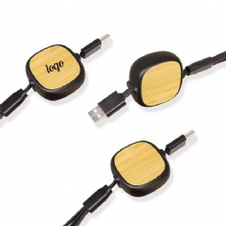 Bamboo 3-in-1 Charging Cable