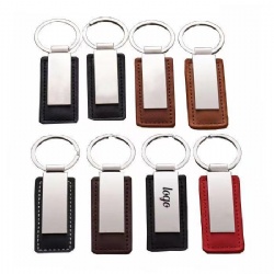 PU Leather Metal Keychain