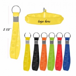 Silicone Bracelet Keychain