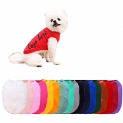 Solid Color Pet Clothes T-shirt