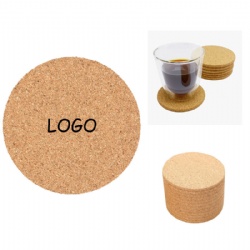 4 inch Natural Round Cork Coaster